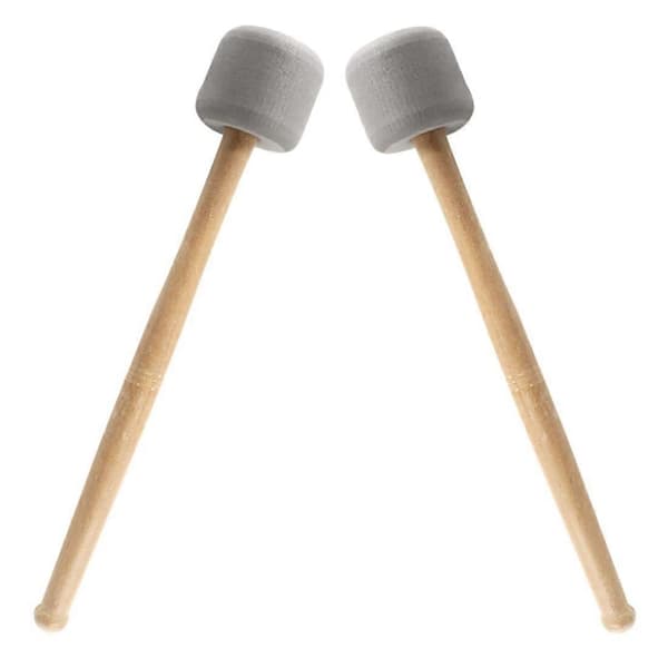 4 stk. Basstromme-Mallets Sticks Mallets Skumhoved Tromme-Mallets til Marching Band Percussion