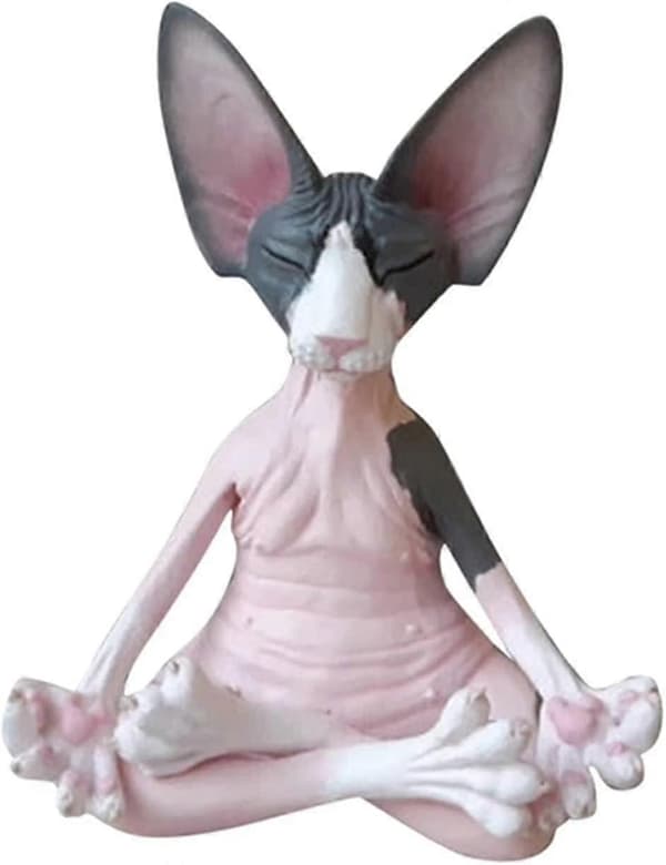 Sphynx-katt Mediterande Staty Samlarobjekt