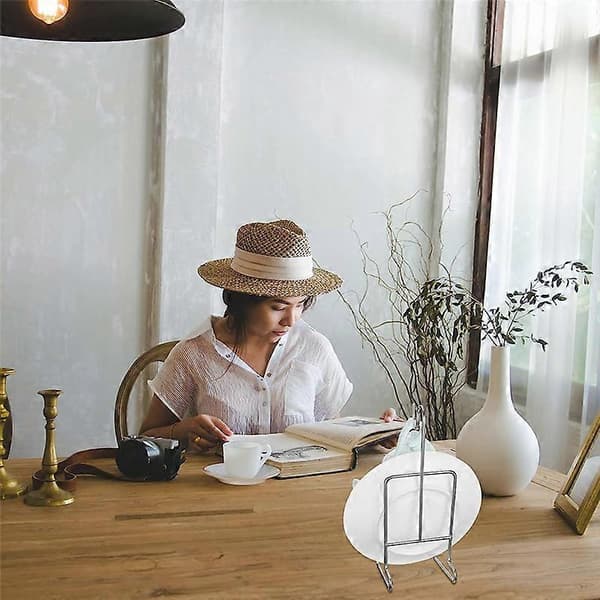 8 stk. tekop og underkop display stand holder rack metal kop underkop holder tekop holder display cof