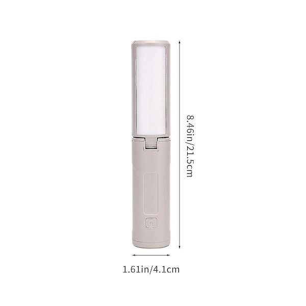 Bärbar Campinglampa Vikbar Lampa USB Uppladdningsbar Steglös Dimning Hängande Lykta För Utomhus Nödsituationer Vandring Tält