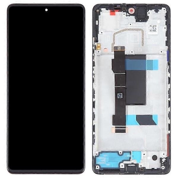 Til Xiaomi Poco X5 Pro 5G/Redmi Note 12 Pro 5G Grade C LCD-skærm og Digitizer-enhed + Ramme