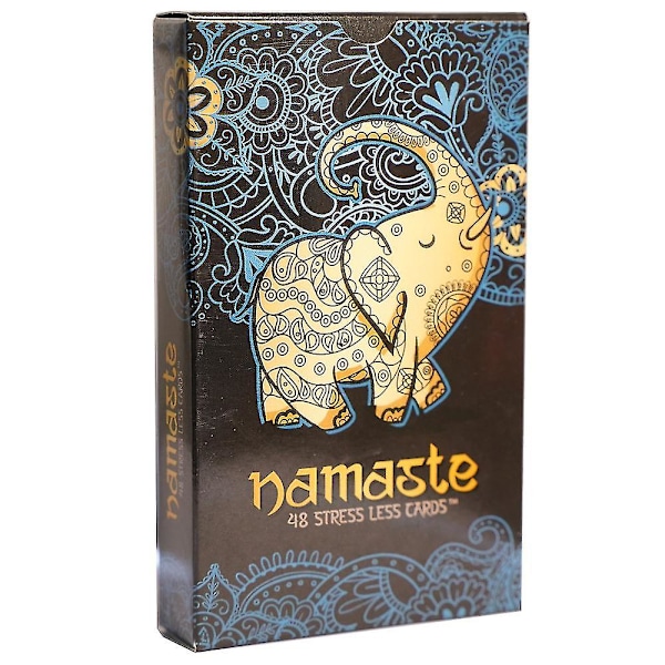 Namaste Meditaatiokortit Luonnollinen Ahdistus \"Vähemmän Stressiä\" Helpotus Itsehoito Lahja