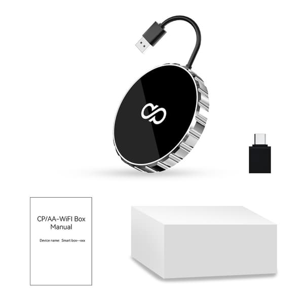 carplay-box trådbunden till trådlös carplay-adapter Android Auto bilmaskin sammankopplingsbox 1 st