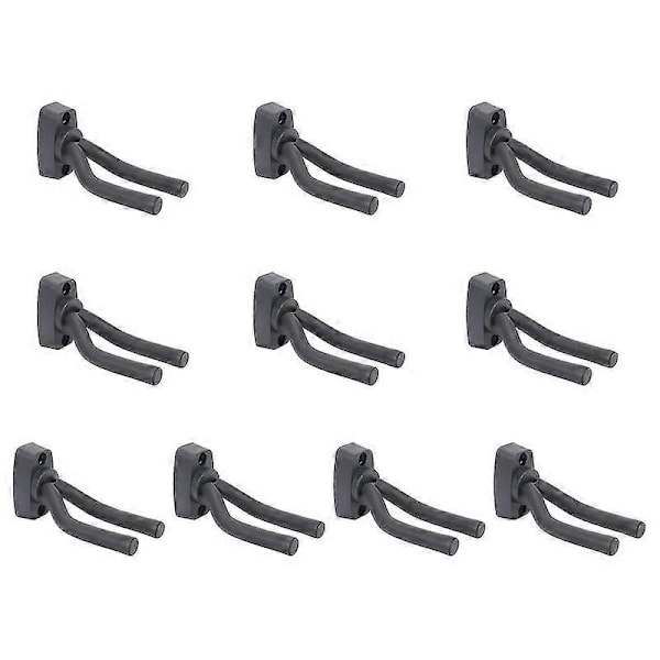 10 stk Gitarstativ Gitarhenger Holder Krok Stativ Veggfeste Hjemmestudio Display For Gitar B