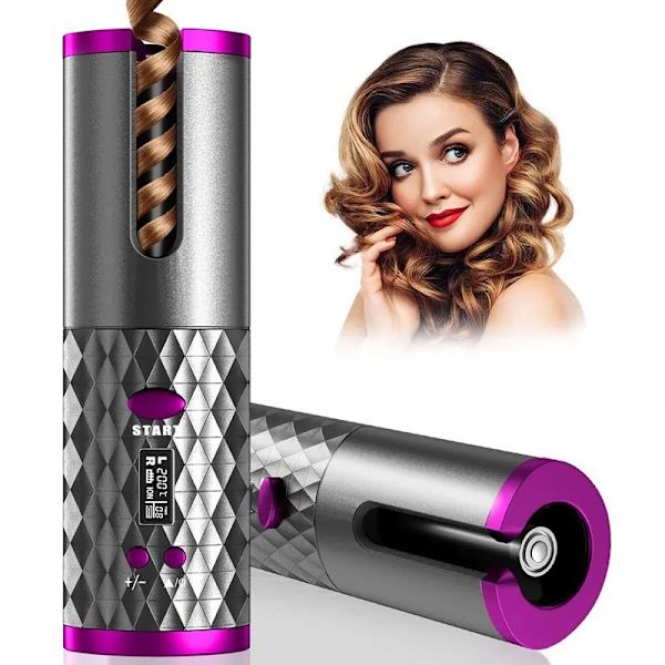Cordless Automatic Curling Iron: Easy Curls On The Go