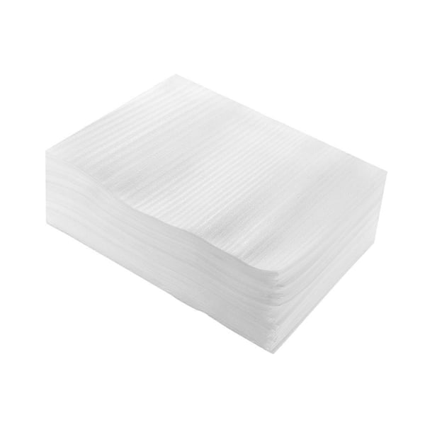 100 st Förpackningar EPE-belagd Pärlbomullspåse Stötsäker Reptålig Påsar (15x25cm)