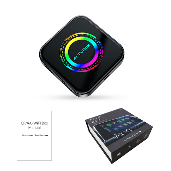 Carplay boks 4G fuldt netværk Android bilforbindelse AIBOX Qualcomm carplay boks 4+64G Med GPS positionering 1 stk