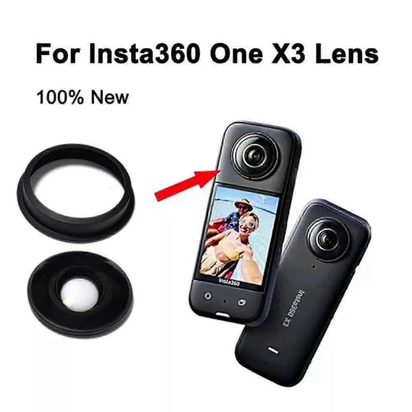 100% Original Insta360 X3 Udskiftningslinseglas til VR-kameratilbehør