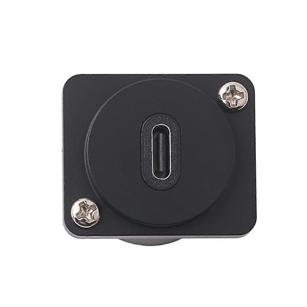 USB USBC Typ C Hon-Hon Panelmonterad Förlängningsrund Adapter