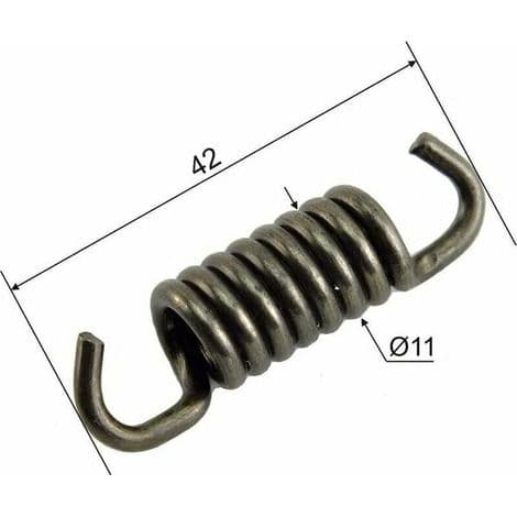 Kopplingsfjäder för trädgårdsredskap, kompatibel med olika 43cc/52cc röjsågar, robust och hållbar