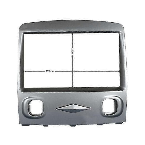 Bilradio Fascia Ramme 2din Interface Plade Panel Dash Trim Til 2008-10 2006-08-Yogu