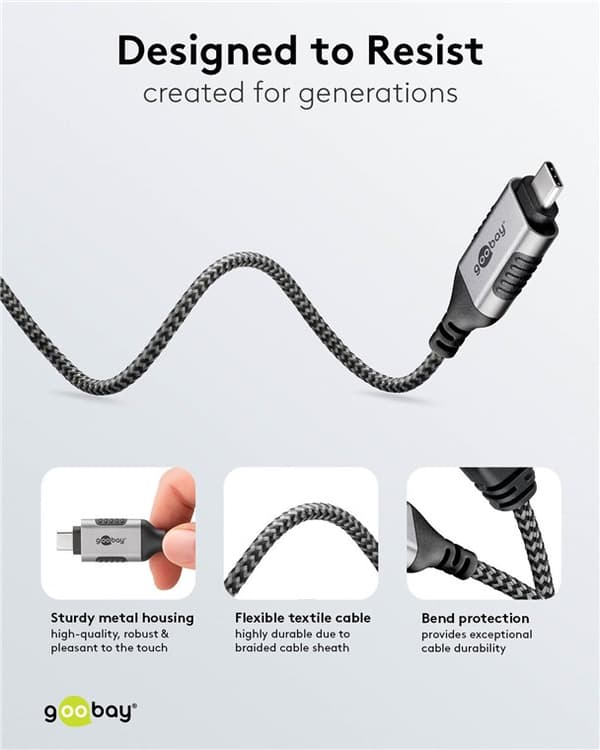 Ethernet-kabel USB-C™ 3.1 til RJ45, slank, 3 m