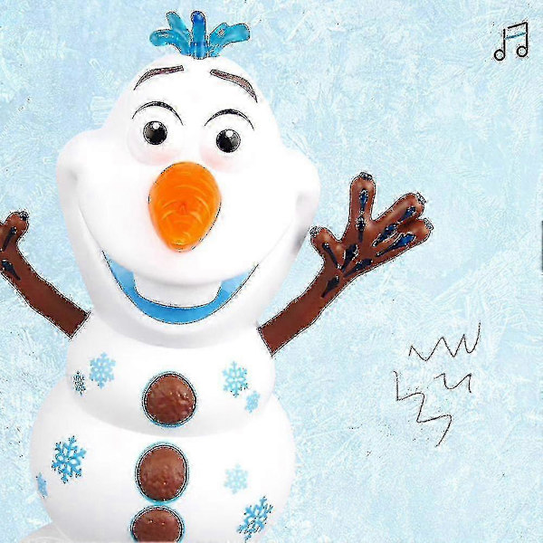 Søt Frozen Dansende Snømann Olaf Robot med Barne-LED Musikkleker Gående Robotleke for Barn_ai