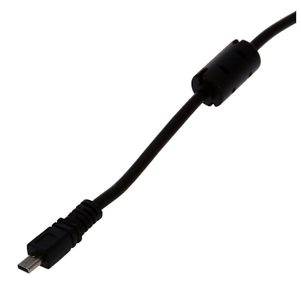 Musta USB 2.0 A - 8-pin Mini B -kaapeli ferriitillä - 1,5 m / 59 tuumaa CoolPix P90:lle