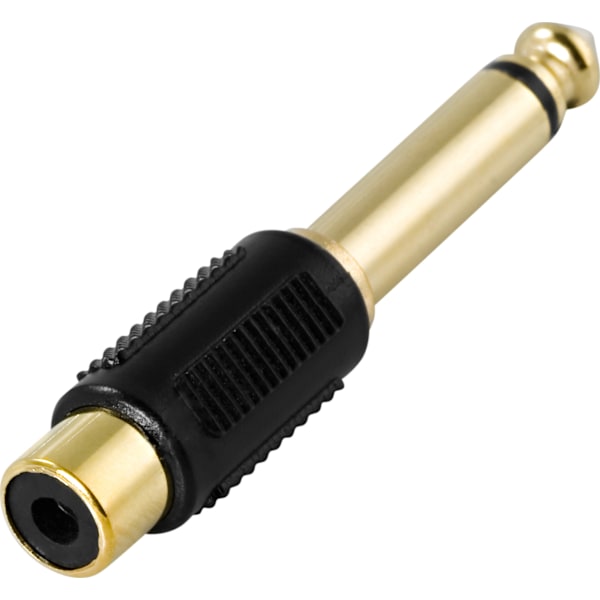 Multimedieadapter, RCA hun til 6,3 mm han, mono