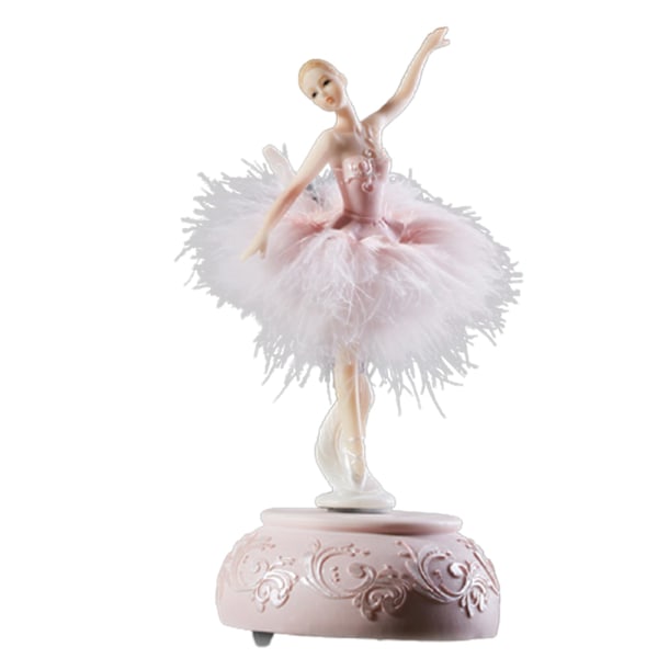Ballerina-musiikkikellokoriste pyörivällä hameella, kestävä ja pitkäikäinen, hienot yksityiskohdat, paras lahja