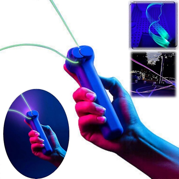 Självlysande Loop Lasso, Loop Lasso String Shooter, Repslunga Propeller