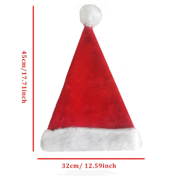 Lysende Julehat Julemandshat Med LED Lys Blinkende Julemandshat Til Voksne Og Børn Julegaver Julemandshat Julehat Jul Ferie