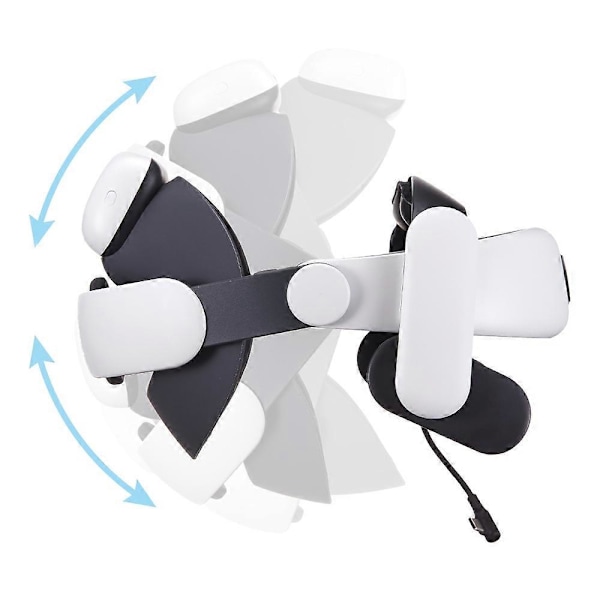 BOBOVR S3 Pro Batterihovedstrop til Meta Quest 3S/3 med 10000mAh Udskifteligt Batteri