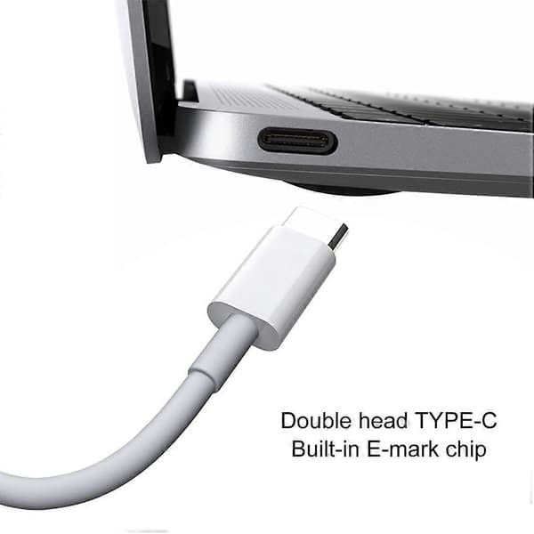 1 kpl 2 m:n pikalatauskaapeli USB-C - USB-C