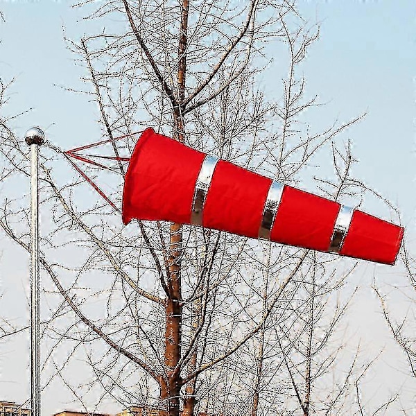 2 st Vindflöjel Utomhus Hängande Rip-stop Vindstrumpa Roterande Vindstrumpa Extern Anemometer