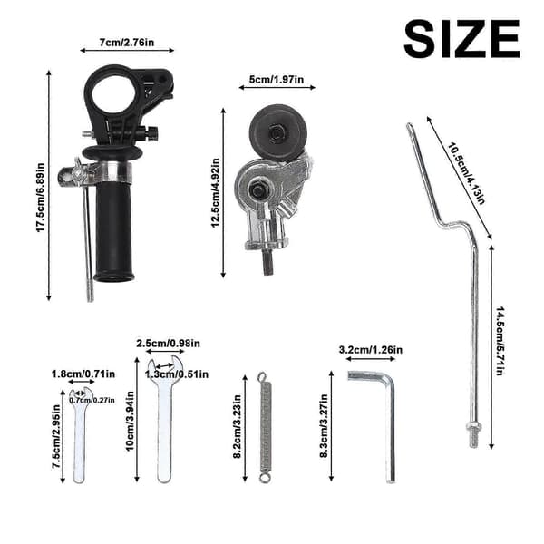 Oppgrader Elektrisk Drill Saks, Universal Metall Drill Saks, Bærbart DIY Metalltilbehør