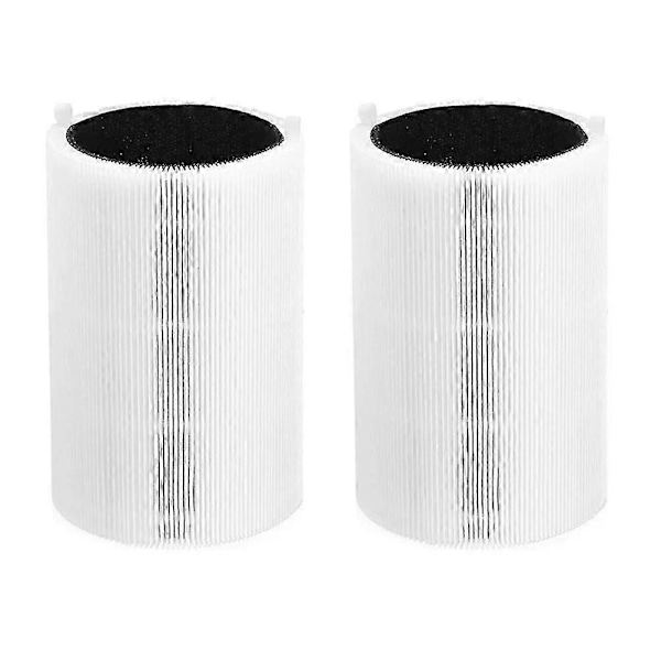 2 stk. Hepa-filter til Blue Pure 411/411+ & 3210 Luftrenserfilter Aktivt Kul Udskiftningsfilter