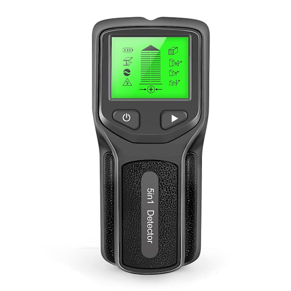 Stud Finder Vægscanner - 5 i 1 Elektronisk Stud Detektor med HD LCD Display, Træ AC Tråd Metal S