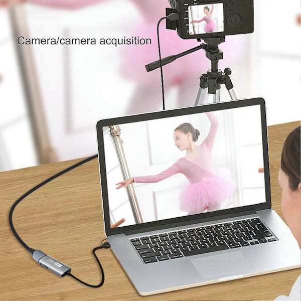 2-i-1 HDMI-kompatibel til Type-C/USB3.0 Audio Video Capture Card 4K 60FPS Game Capture Card