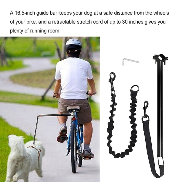 Koira polkupyörän vetohihnan köydelle Kulutusta kestävä talutushihna, kävelysuoja lemmikeille