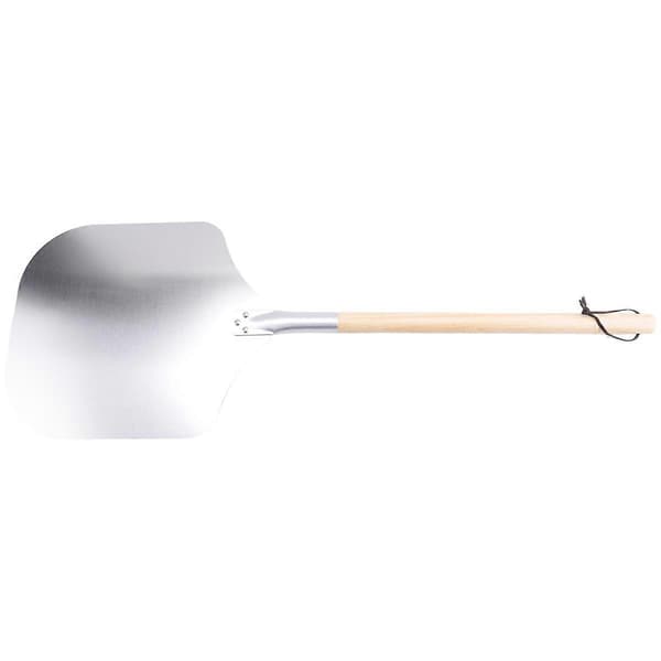 Pizza Pusher, pizzaspade lavet af rustfrit aluminium (90 cm) - praktisk og solid tråd, pizzaløfter