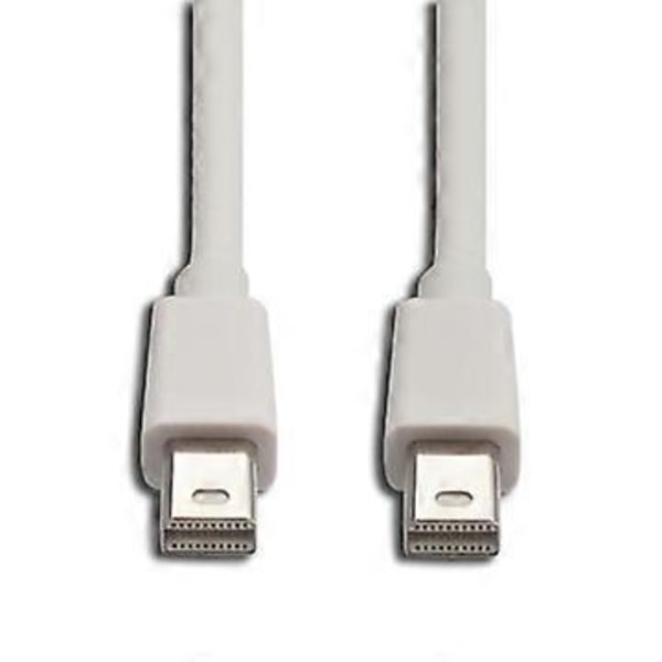 Mini Displayport til Mini Displayport Adapterkabel - Hvit (1.8M/6FT)