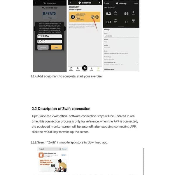 Bluetooth Romaskin Teller Treningssykkel Display Teller for Gym Hjem