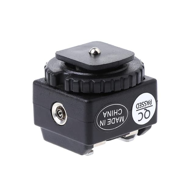 C-N2 Hotskoadapter for Nikon-blits til Canon-kamera med PC-synkroniseringsport
