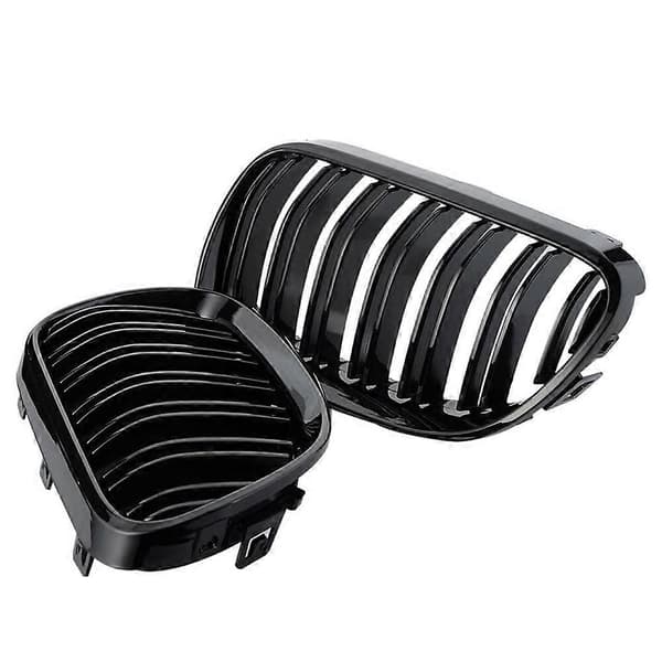 2X Gloss Sort Front Kidney Grill Grille til- E92 E93 3-Serie 328I 335I Coupe 2011-2013