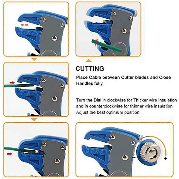 Quick Strip, Quick Strip Avisolerare, Vista Avisolerare, 2 i 1 Justerbar Automatisk Avisoleringsverktyg