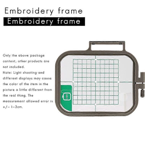 3 stk. Broderirammesæt til Brother PE-500 PE-400D HE-240 LB-6700 - Er 955 950D 500D, 3 i 1-A S