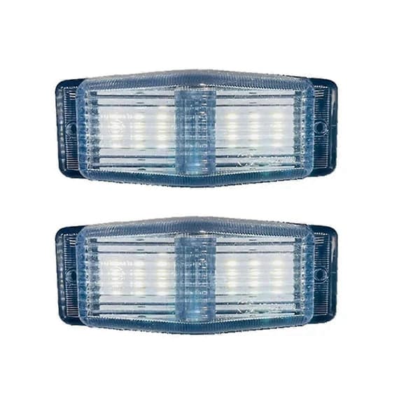 2 stk. LED Markørlys Foran Dobbeltbrænder Indikatorlampe Til Man Lastbil Lorry Front Grill Lys A
