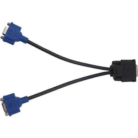 59-pin til 2 VGA splitteradapterkabel for TV-skjerm, optimal kompatibilitet