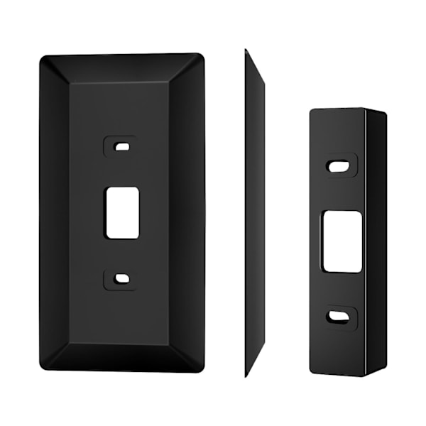 Seinäkotelo L35°/R35 ° kiila, yhteensopiva Eufy Video Doorbell 2K -resoluution (johdollinen) ja Eufyn kanssa