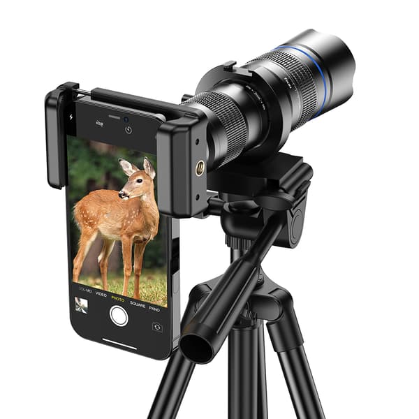 Utomhus 20-40X HD Teleobjektiv Svart