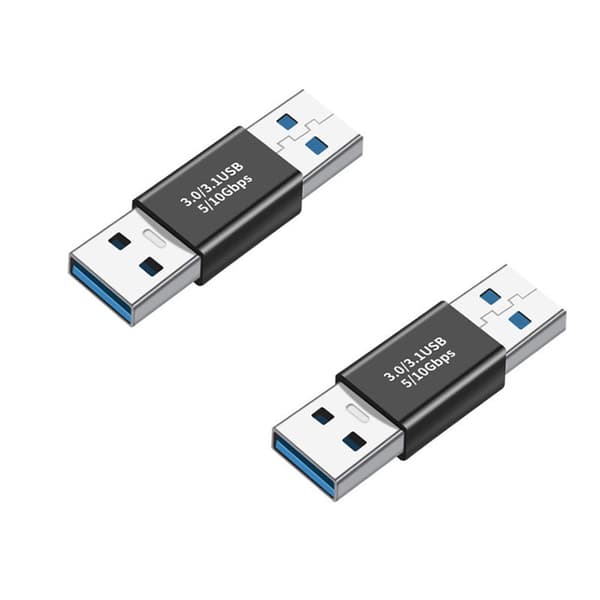 USB 3.0 Han til Han Adapter - Højhastigheds dataoverførsel, 5 Gbps, 2-pak