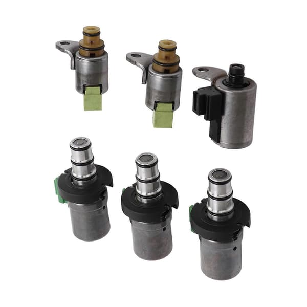 6 stk. transmisjonskift solenoid sett 4F27E erstatning for Mazda 2 3 5 6 CX?7 MPV