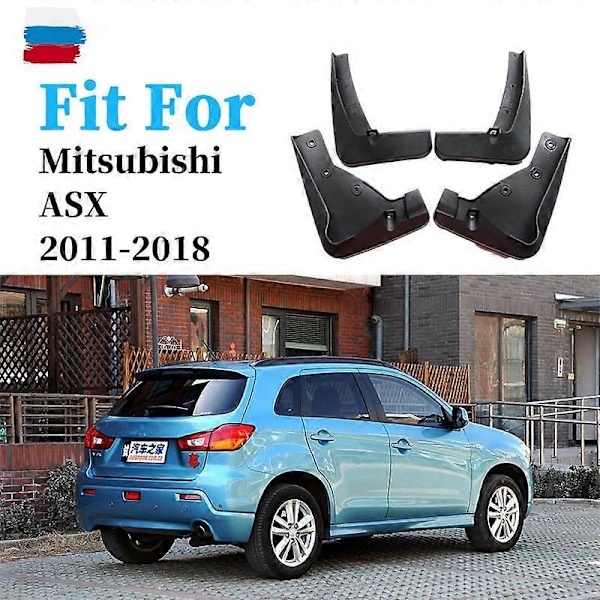 Utmärkta stänkskydd för Mitsubishi ASX, stänkskärmar, bilaccessoarer, bilstyling, 4 st 2011-2018