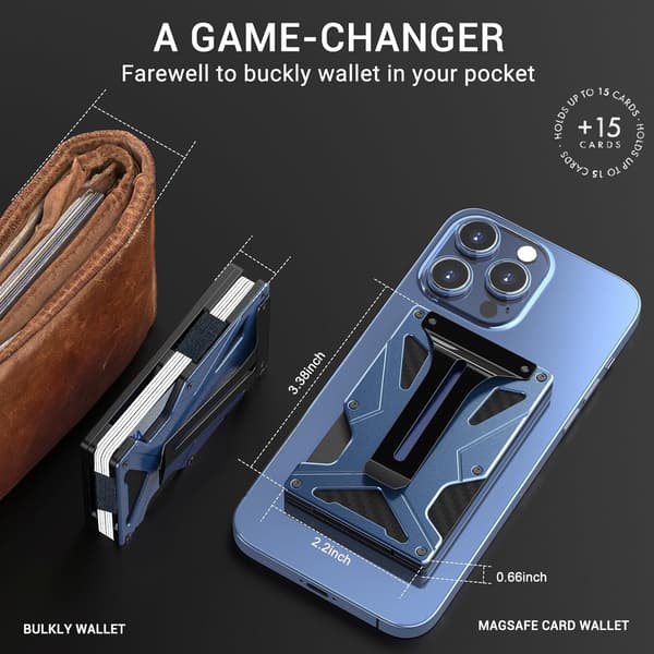 AirTag Wallet - Integrated MagSafe Card Holder