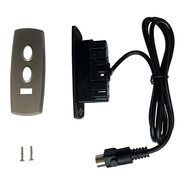 Lepotuolin ohjain 2 painiketta 5-nastainen USB:llä, varaosat DIY manuaalinen kytkin kaukosäädin