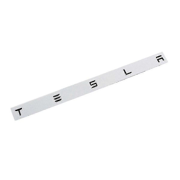 2024 3D Matt Svart Tesla Bokstavs Baklucka Panel Badge För Tesla Model X S