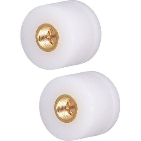 Högdriven 2.4G Utomhus WiFi-antenn, 2-pack, Vattentät för Hemmanätverk, Vit