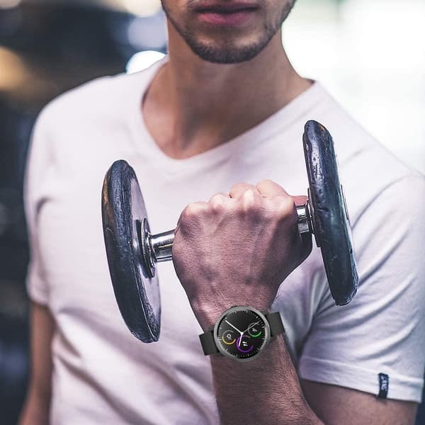 Garmin VivoActive 3 / Move / Forerunner -ranneke (20 mm) TPU Musta