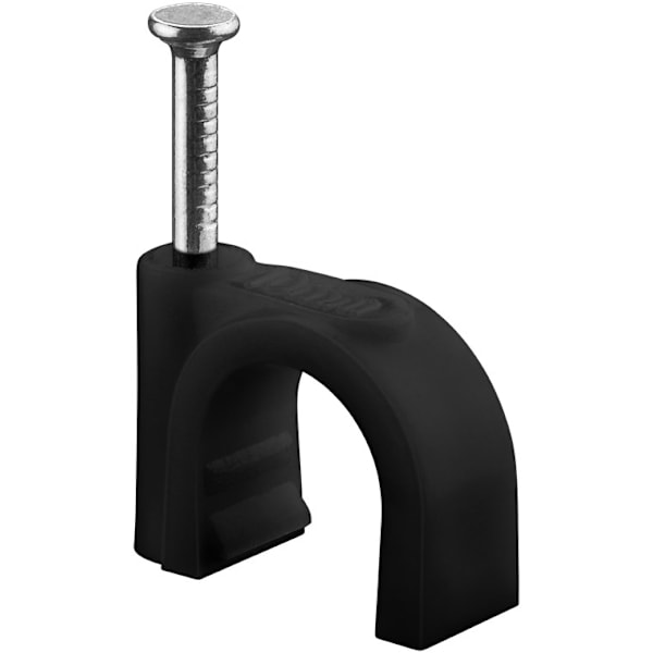 Cable clip 10 mm, black